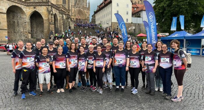 Gruppebild der Läuferinnen und Läufer aus unserem Dienstort Erfurt.